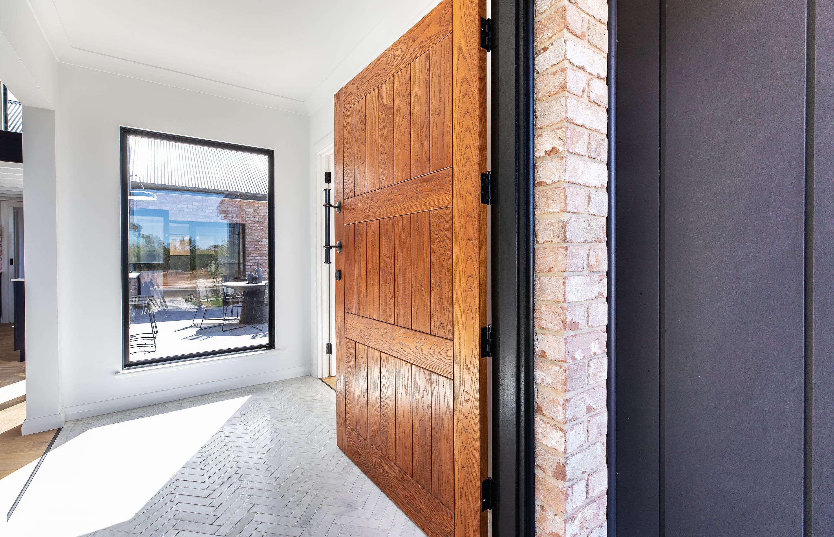 Timber doors are instantly recognisable.