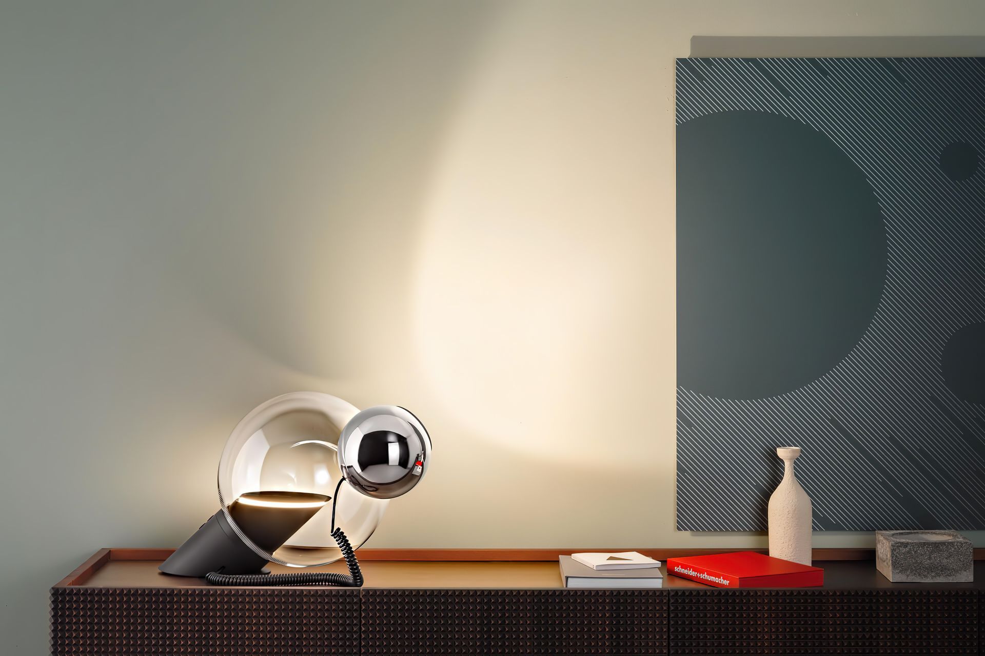 Designed in 1969, the Gravita Table Lamp remains a timeless classic.