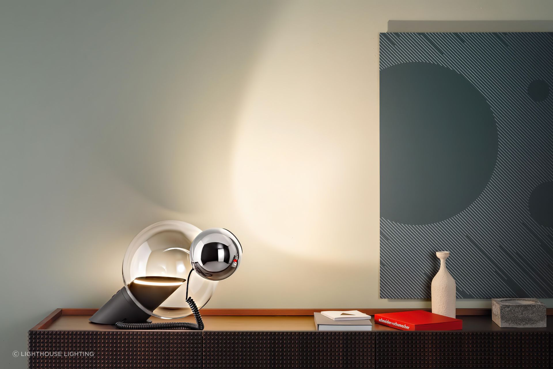 Designed in 1969, the Gravita Table Lamp remains a timeless classic.
