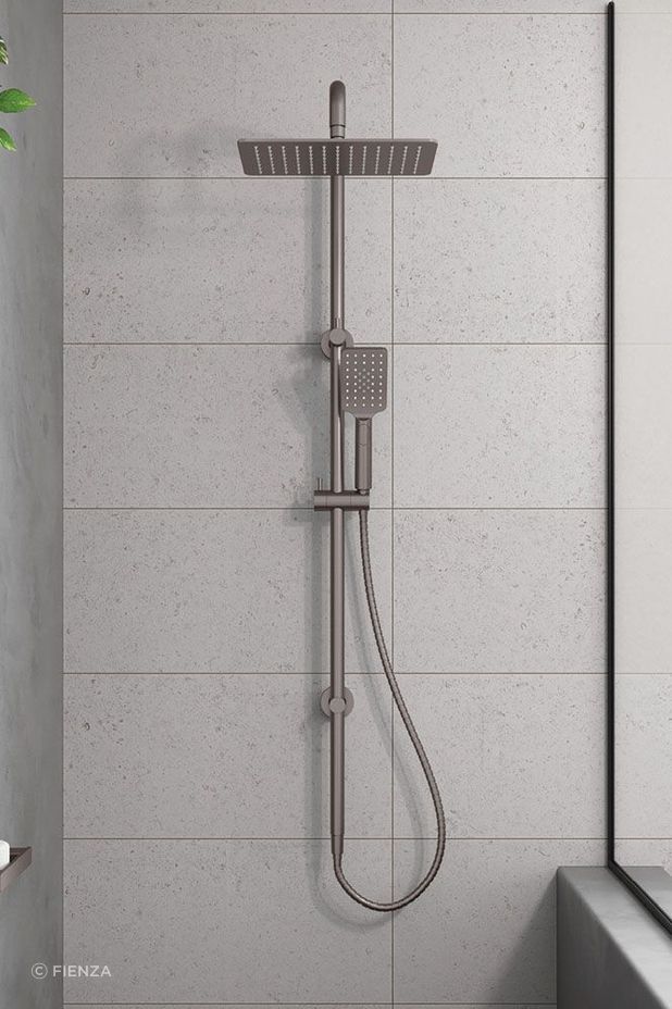 Shower heads come in various styles. Featured Product: Tono Twin Showers by Fienza