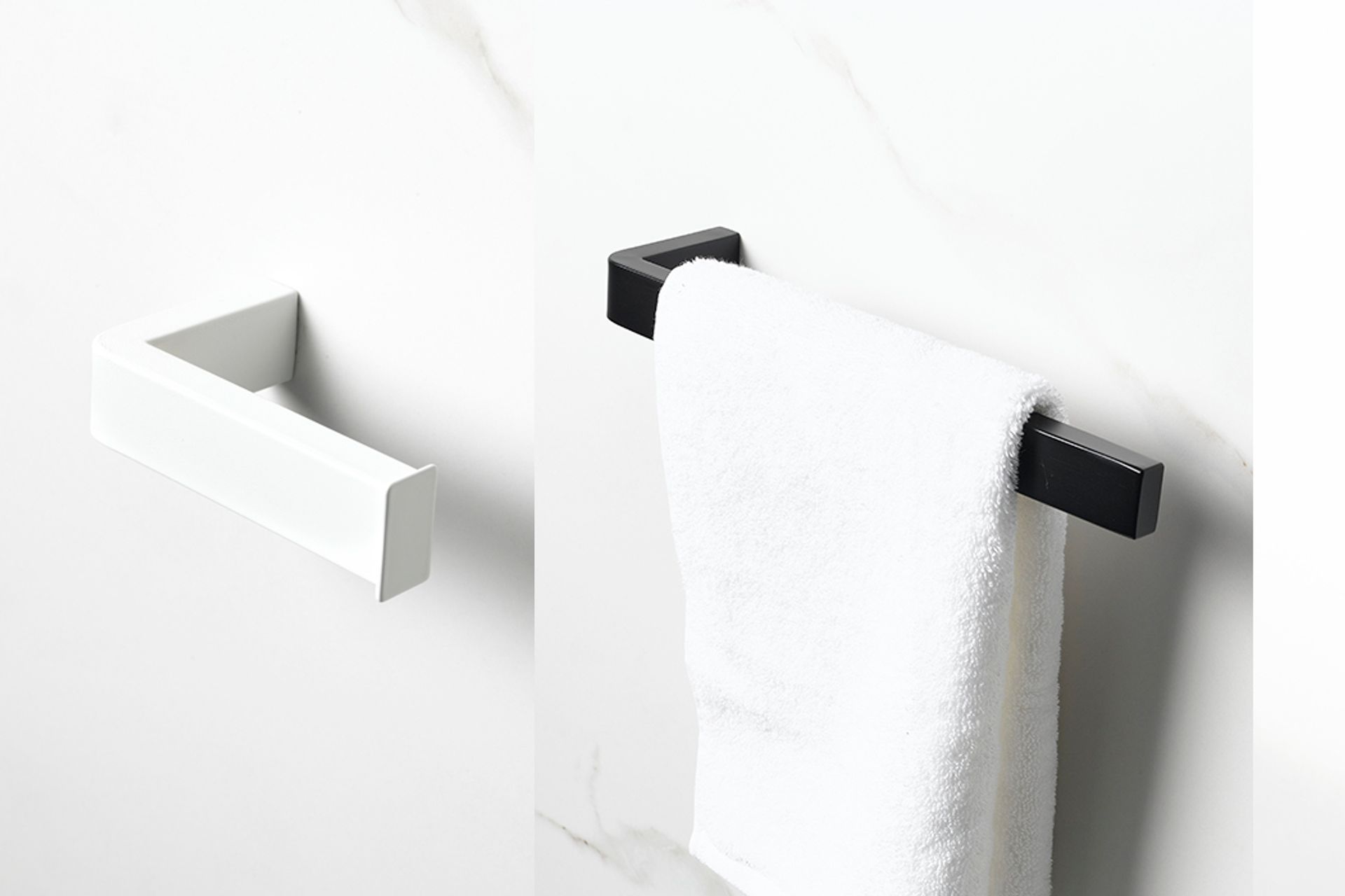 The new Icona range also features matching accessories, including a toilet roll holder, hand towel rail and robe hook, so homeowners can create a cohesive bathroom design.