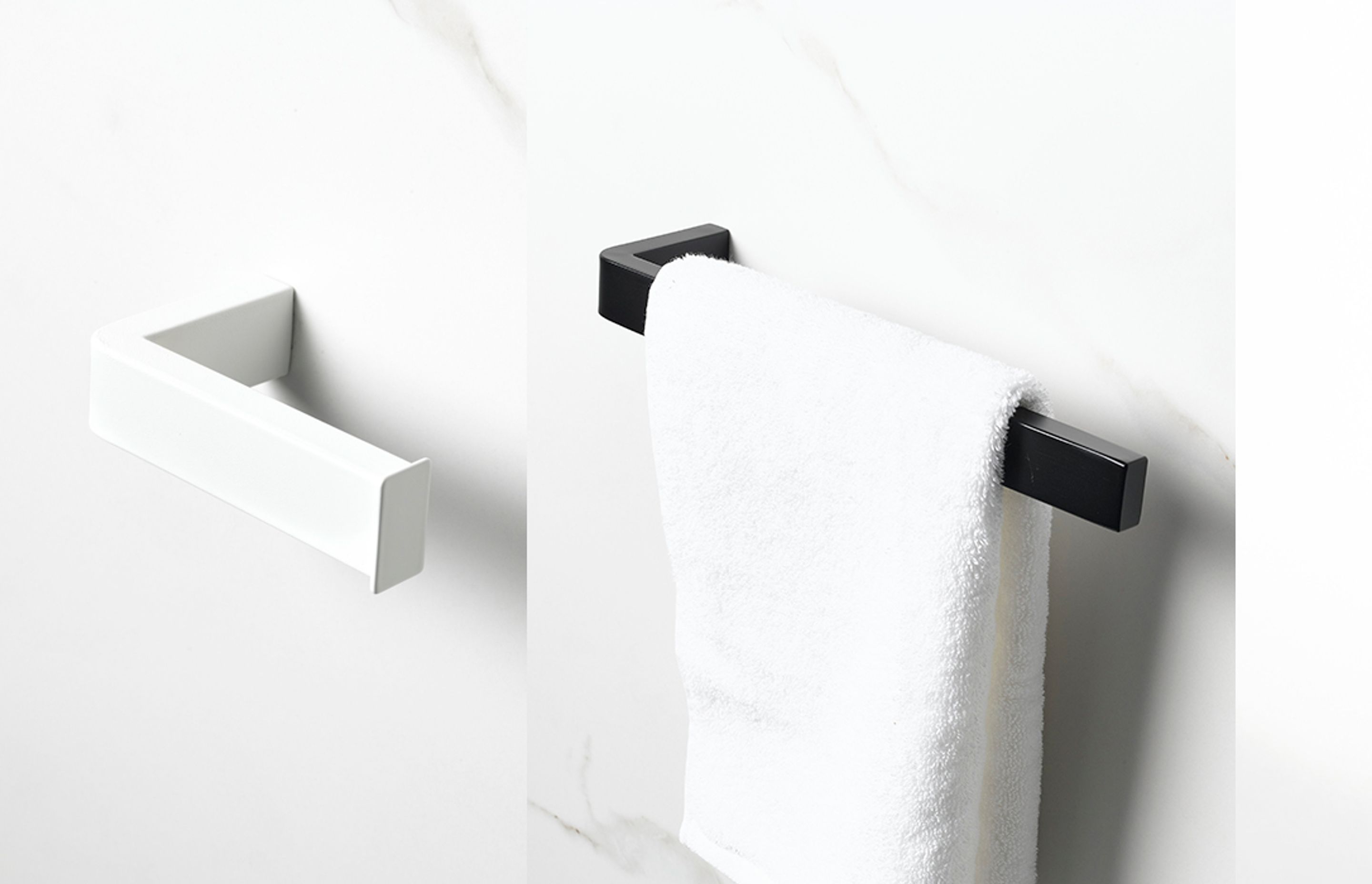 The new Icona range also features matching accessories, including a toilet roll holder, hand towel rail and robe hook, so homeowners can create a cohesive bathroom design.