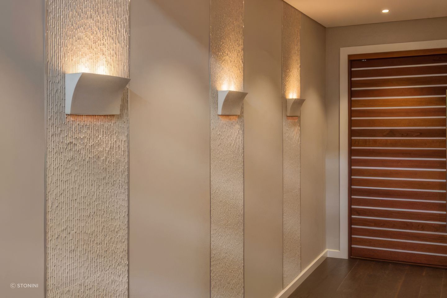 Vertical wall panel installation – Stonini Cabana