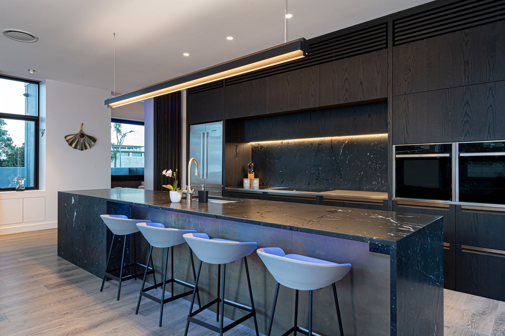 Customised Air Con Grille Enhances Luxury Kitchen