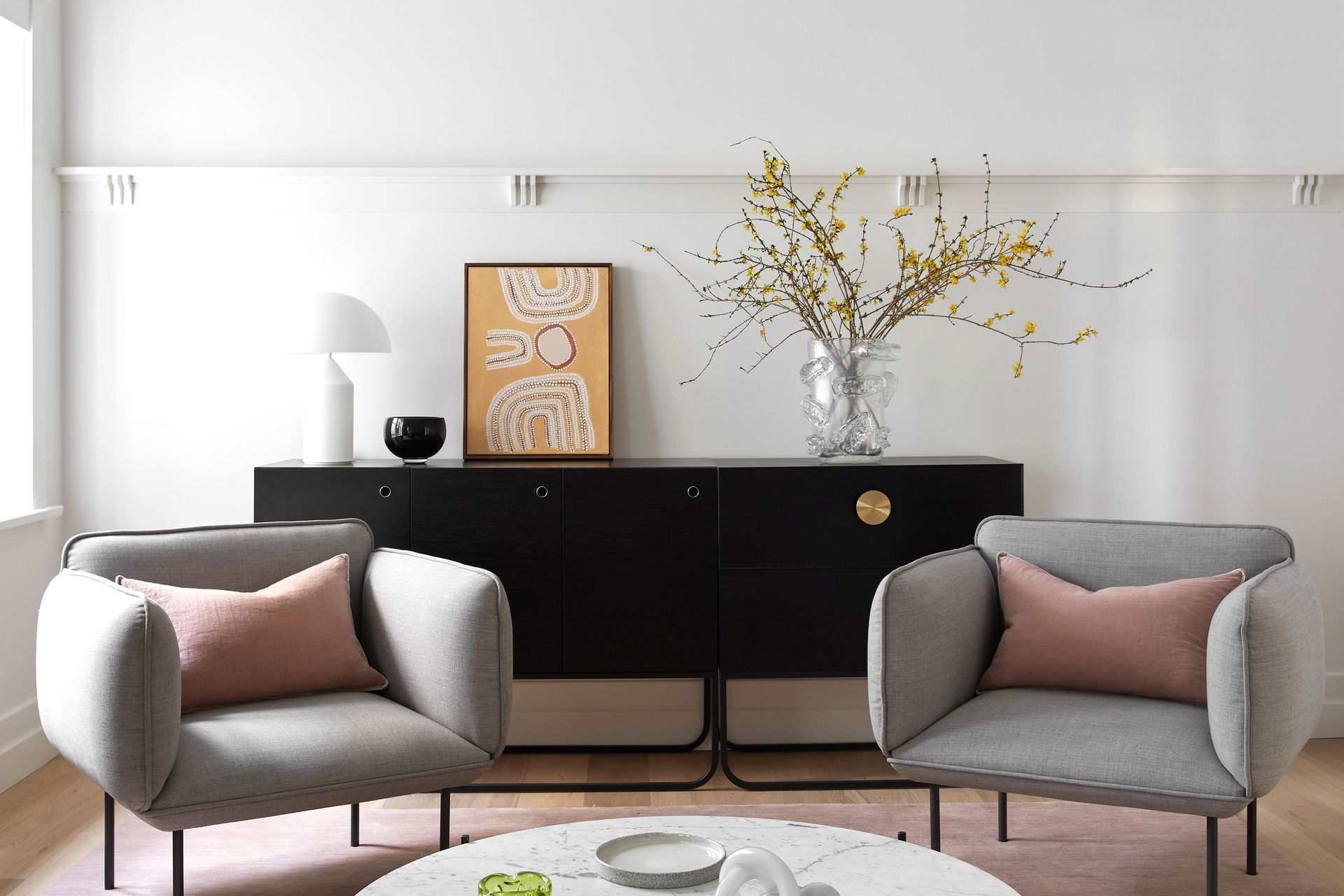 Art in the Newtown House renovation - Photography: Peter Marko