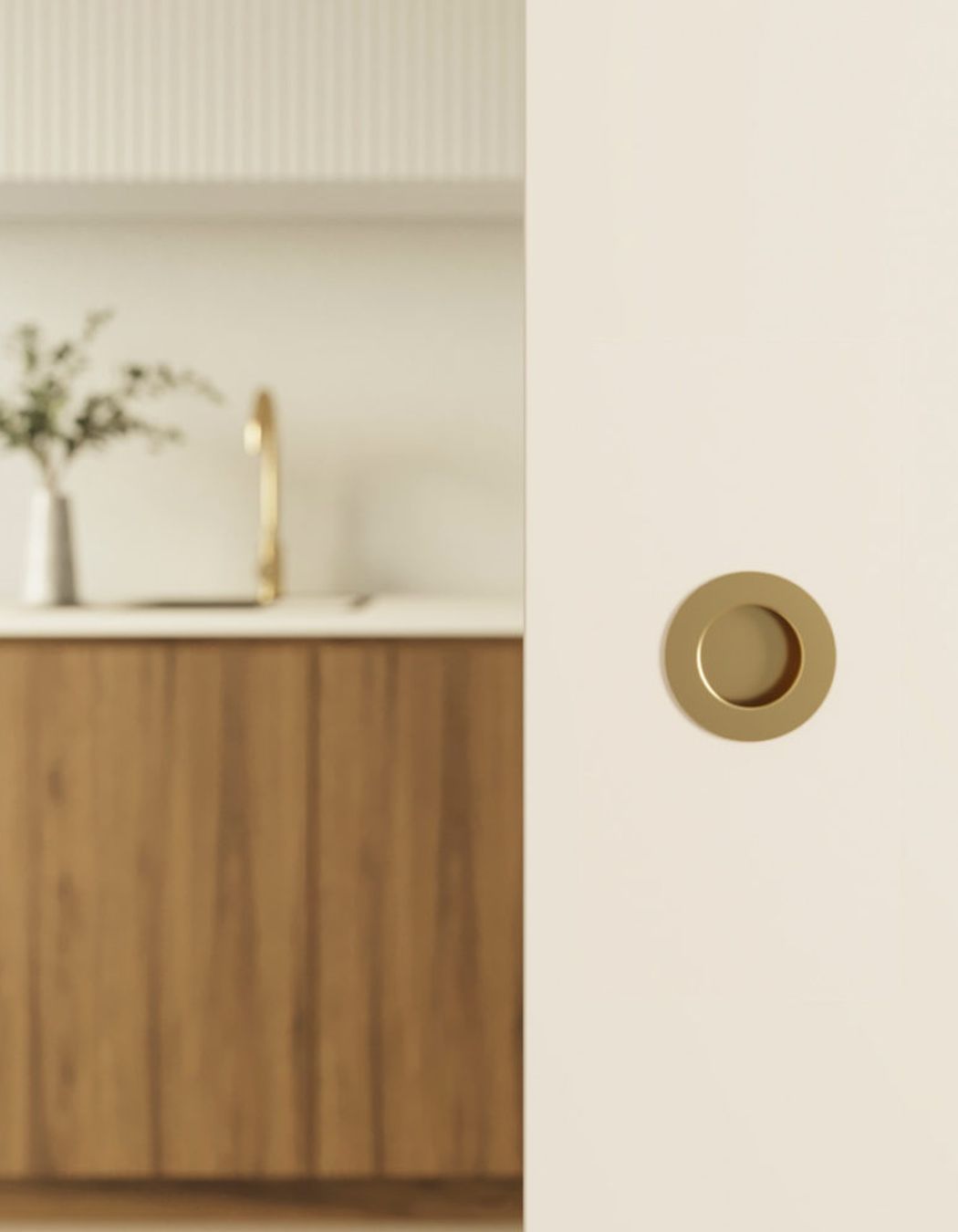 Atley Flush Pull Round Handle from ABI Interiors