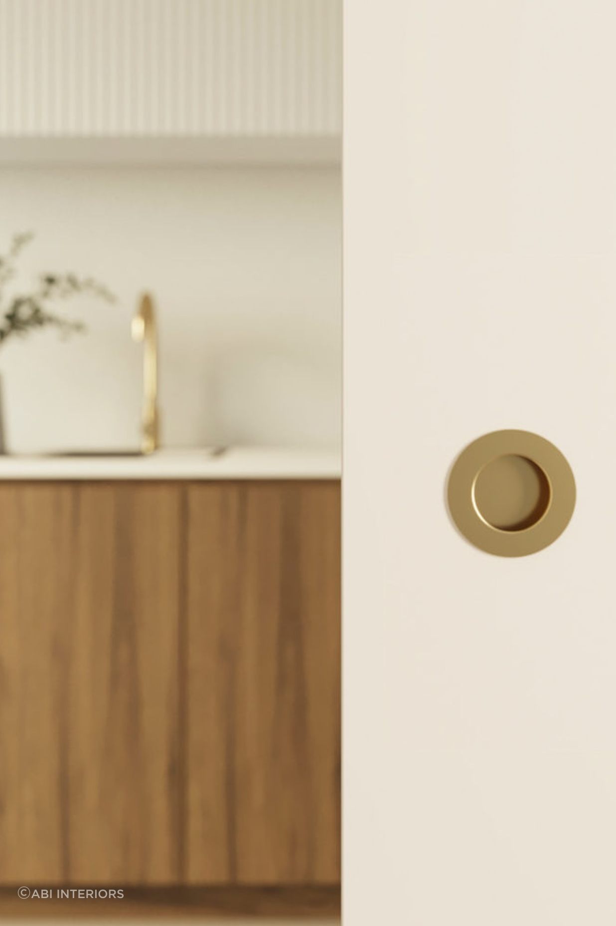 Atley Flush Pull Round Handle from ABI Interiors