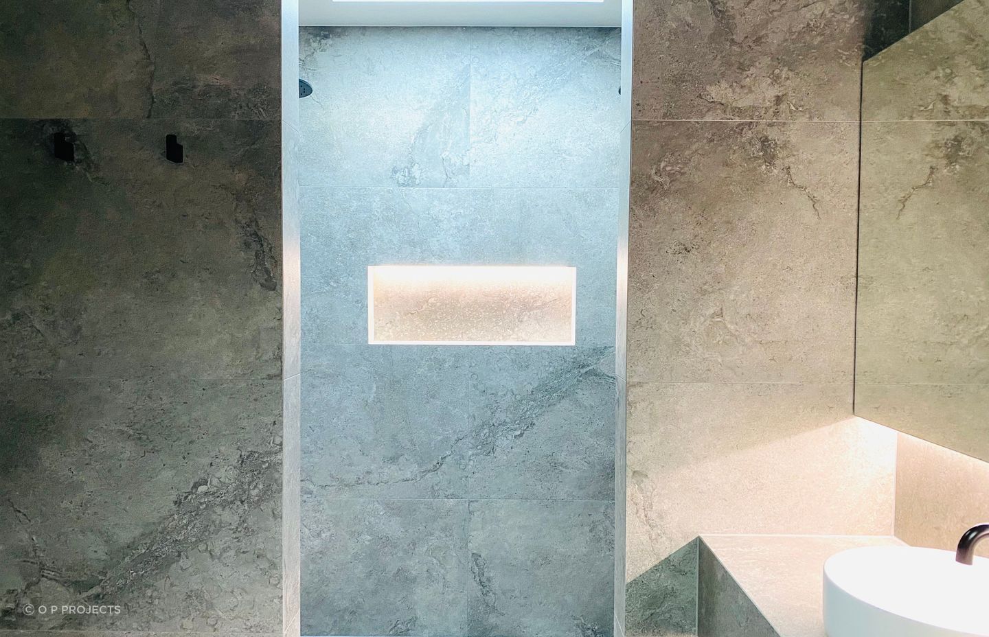 Auburn Bathroom by O P Projects