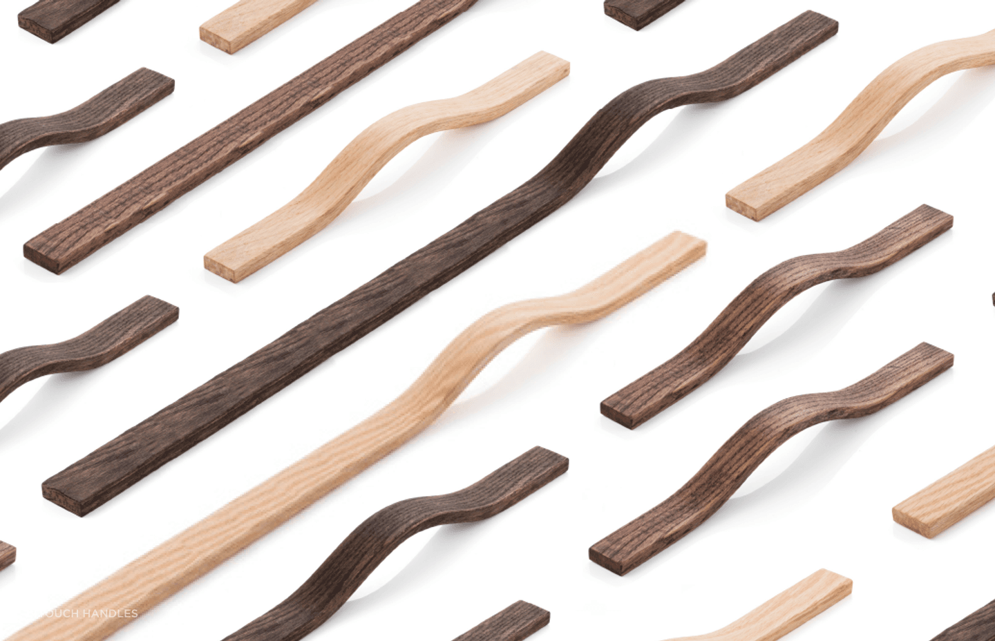 Chicama Wave Timber Handles from Touch Handles