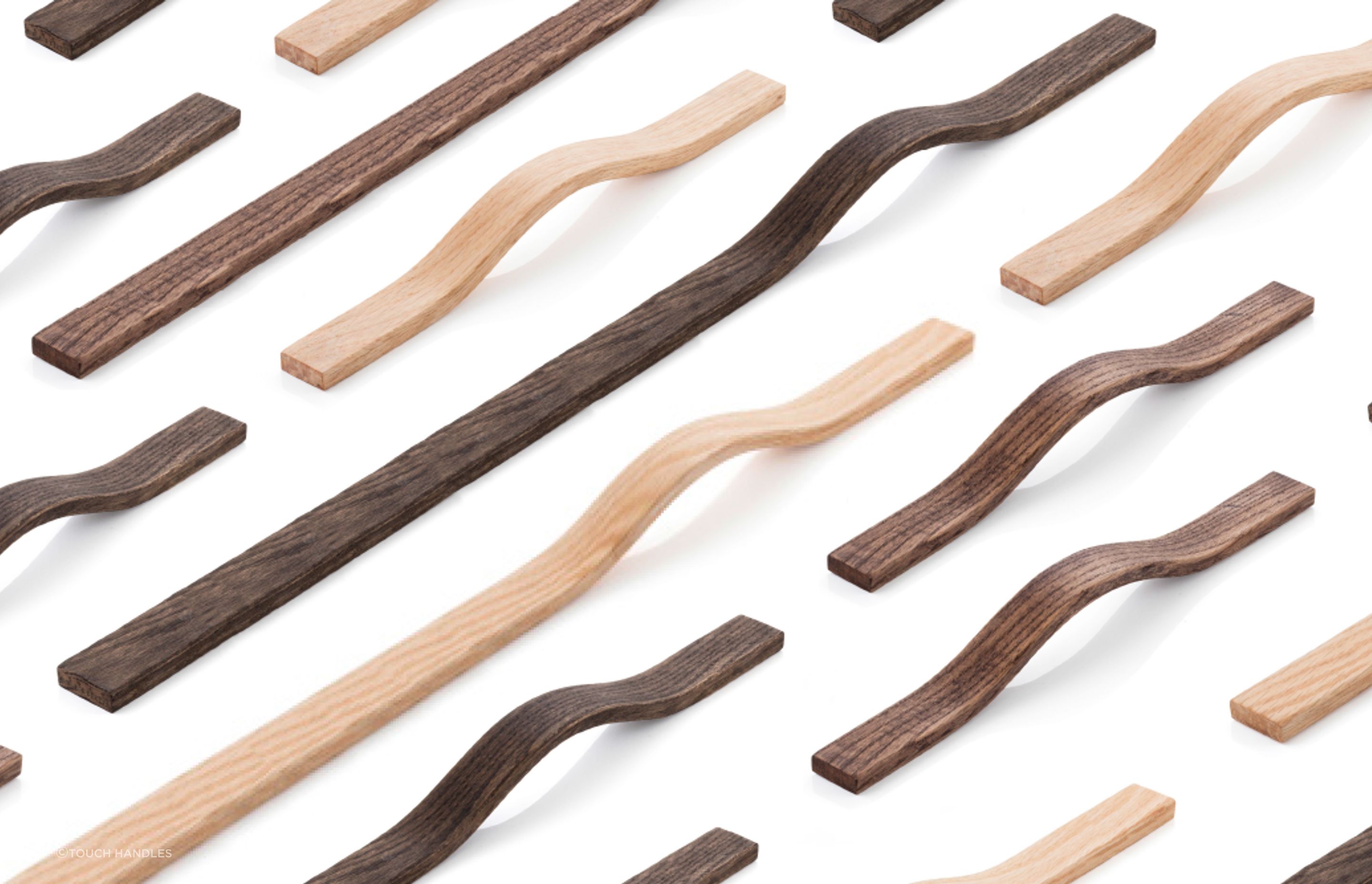 Chicama Wave Timber Handles from Touch Handles