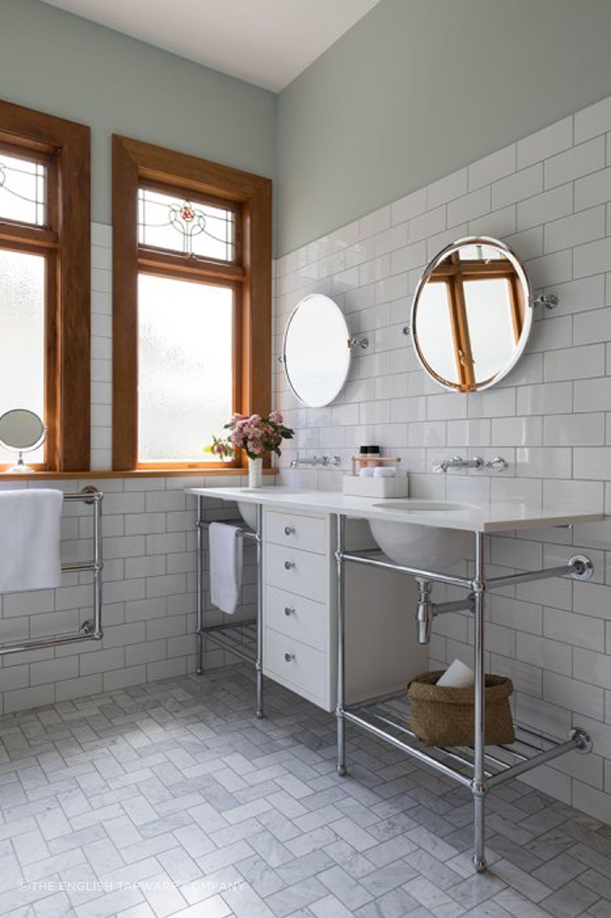 Hawthorn Hill Tilting Bathroom Wall Mirrors from The English Tapware Company