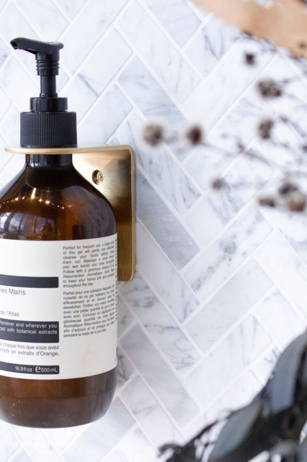 The stylish ABI Lira Soap Bottle Holder from ABI Interiors