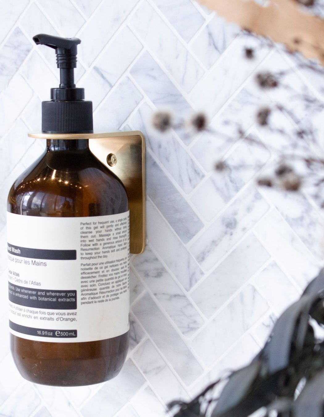 The stylish ABI Lira Soap Bottle Holder from ABI Interiors