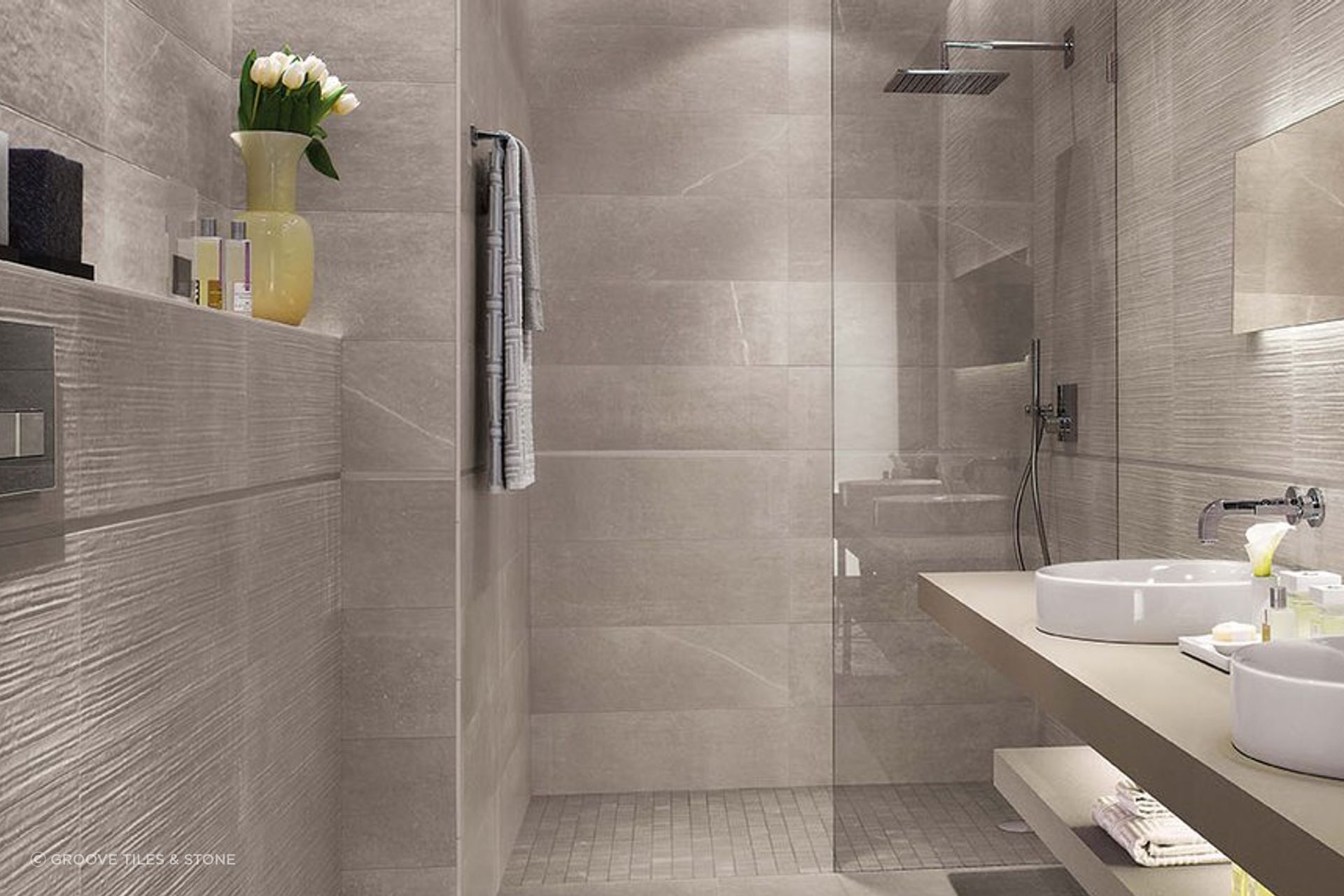 Maku Floor and Wall Tiles from Groove Tiles &amp; Stone