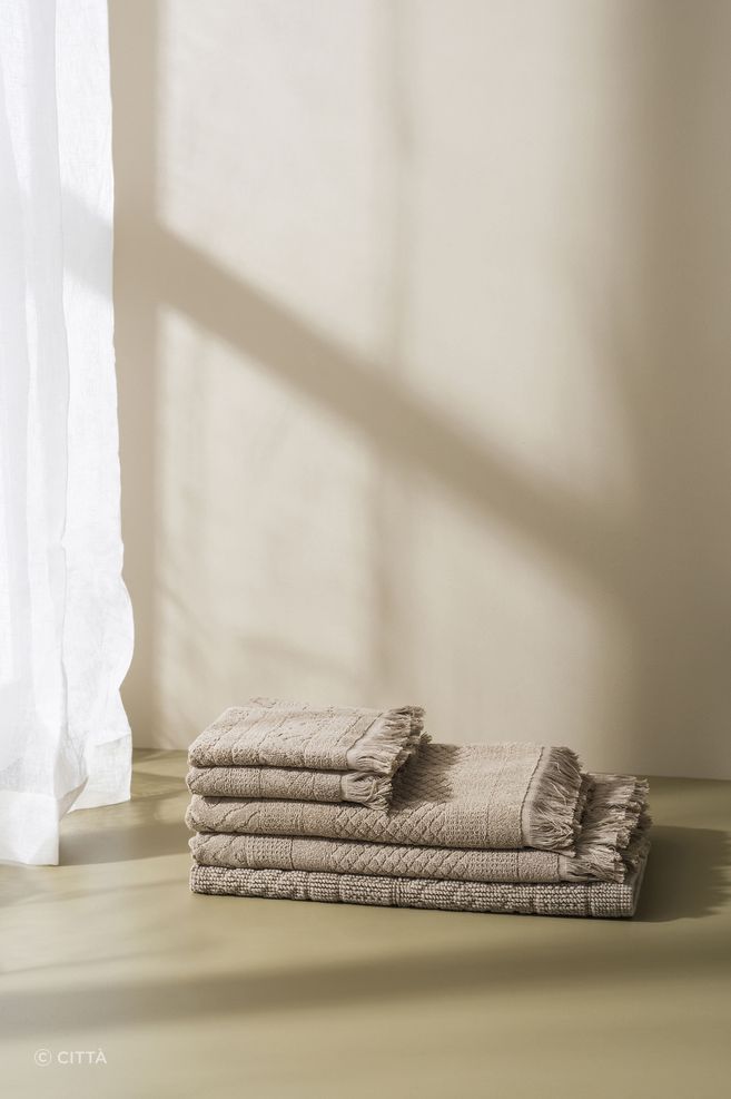 Jacquard bath towel range including bath mats