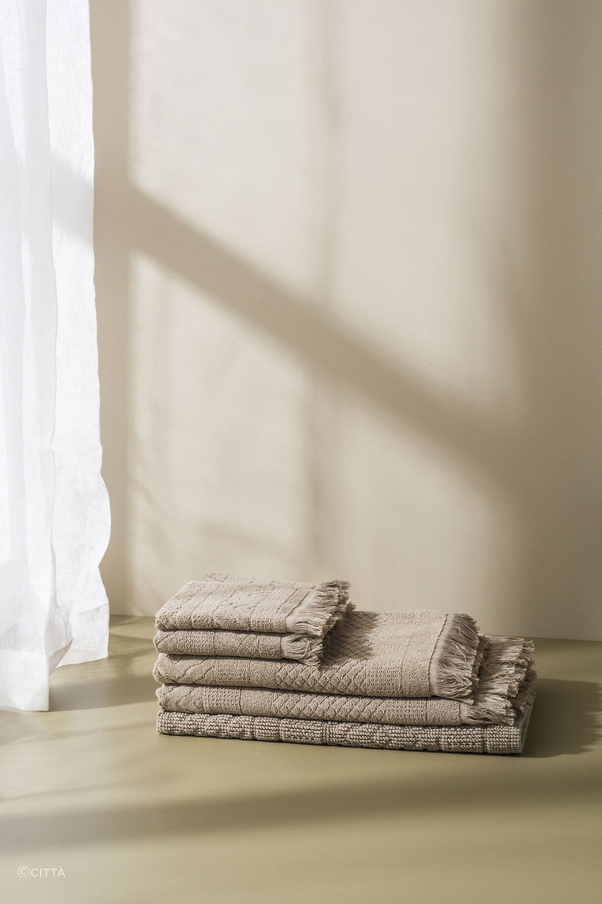 Jacquard bath towel range including bath mats