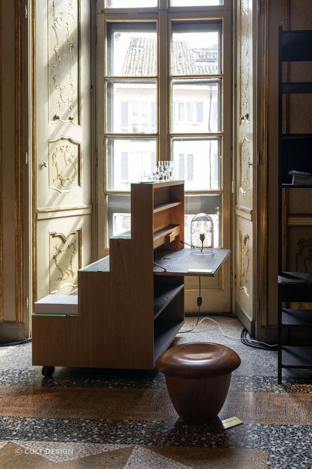 Rampa by Karakter by Cult Design is a multifunctional station on wheels from 1965