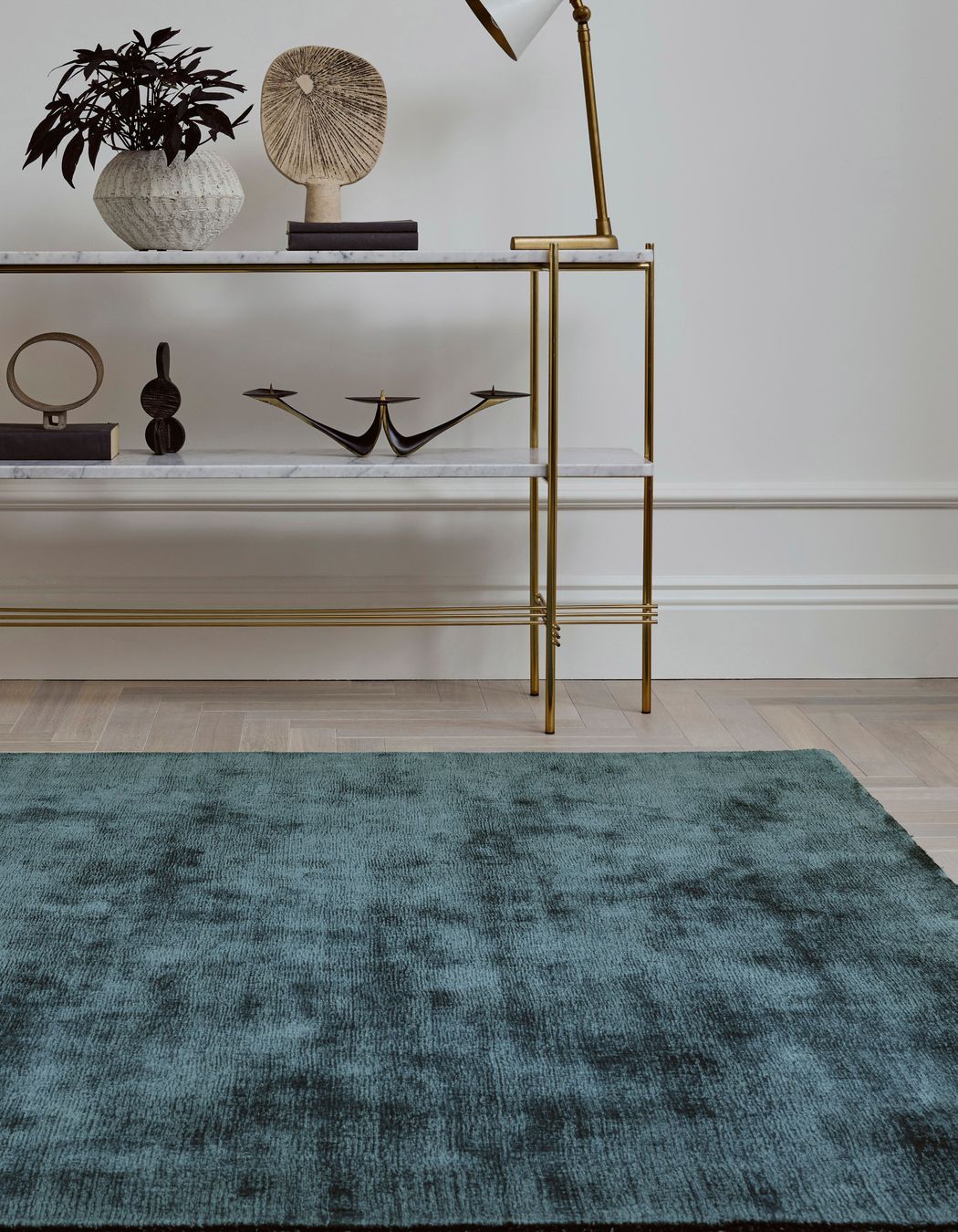 A pop of colour and texture.