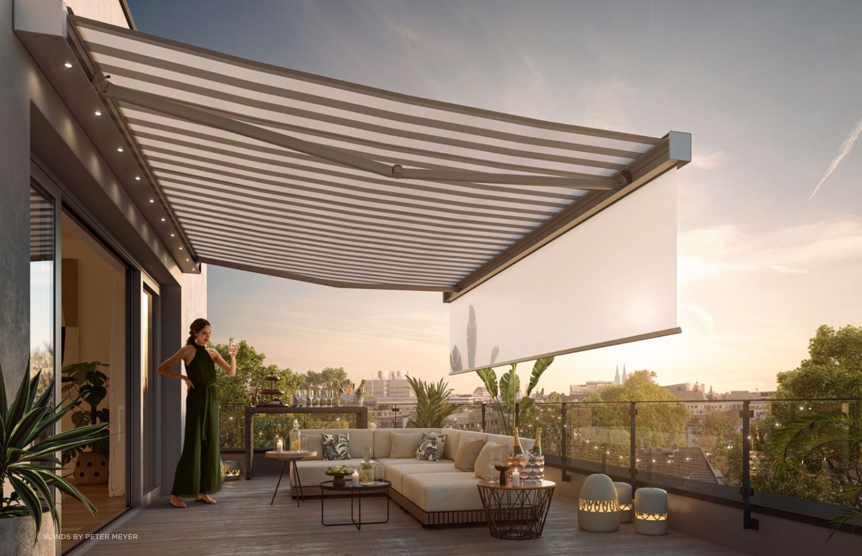 Awnings offer essential sun protection by creating shaded areas, which is especially valuable in hot and sunny climates.