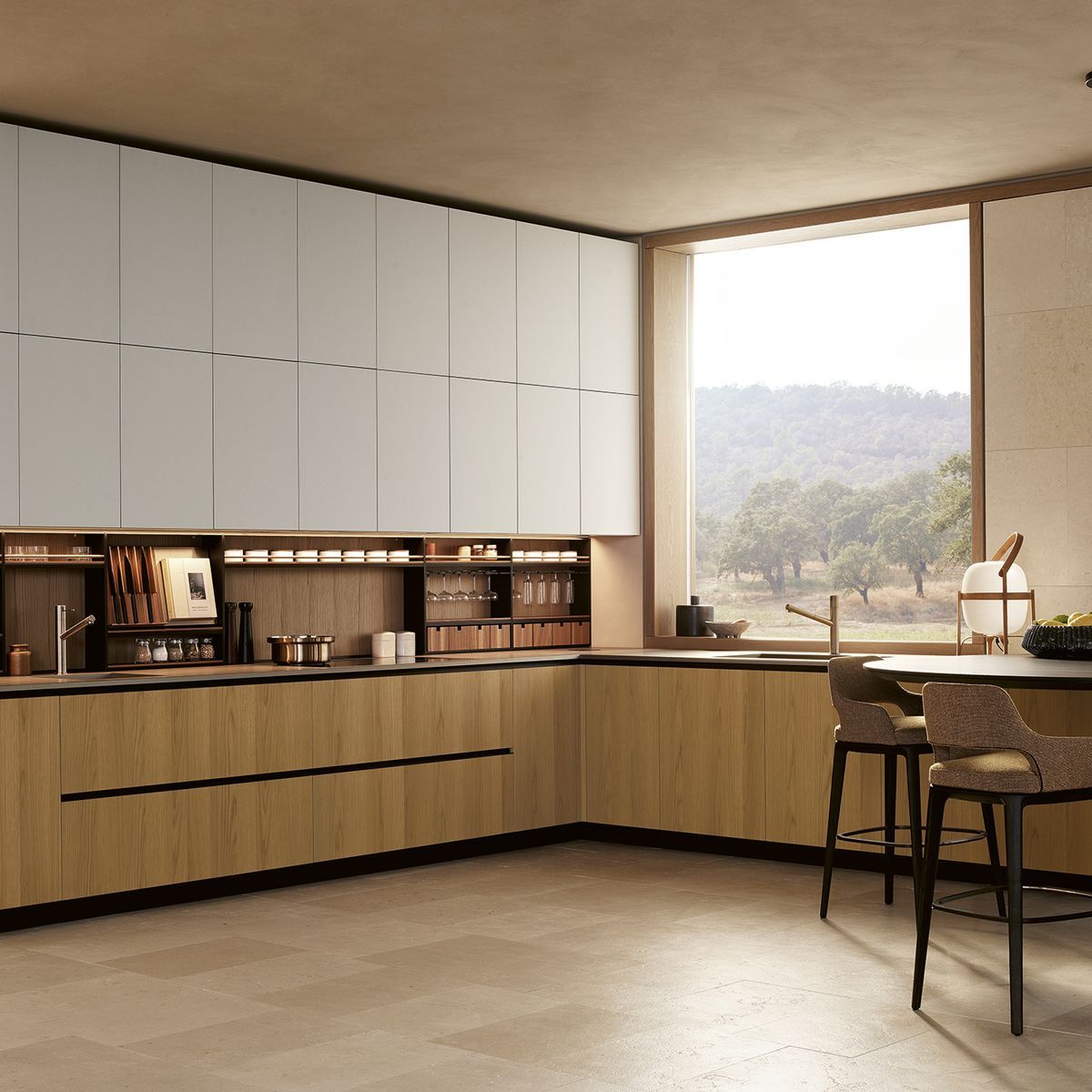A unique approach to kitchen materiality