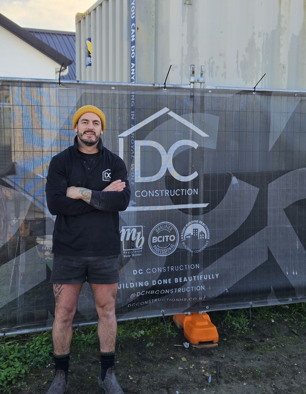 Dylan and the team recently completed his own 400sqm home in Taradale.