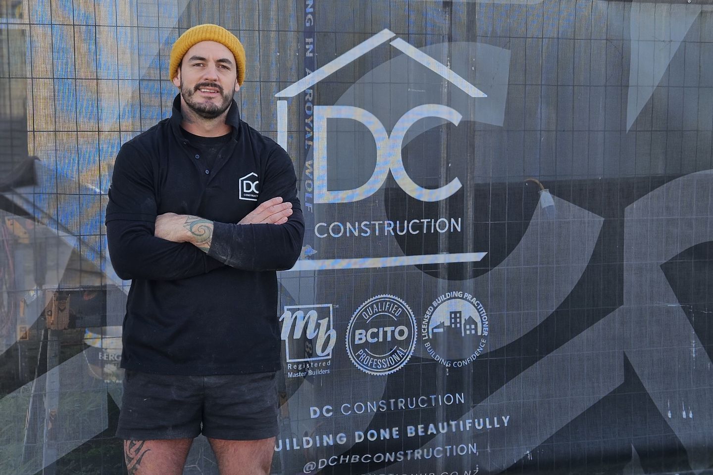 Dylan and the team recently completed his own 400sqm home in Taradale.