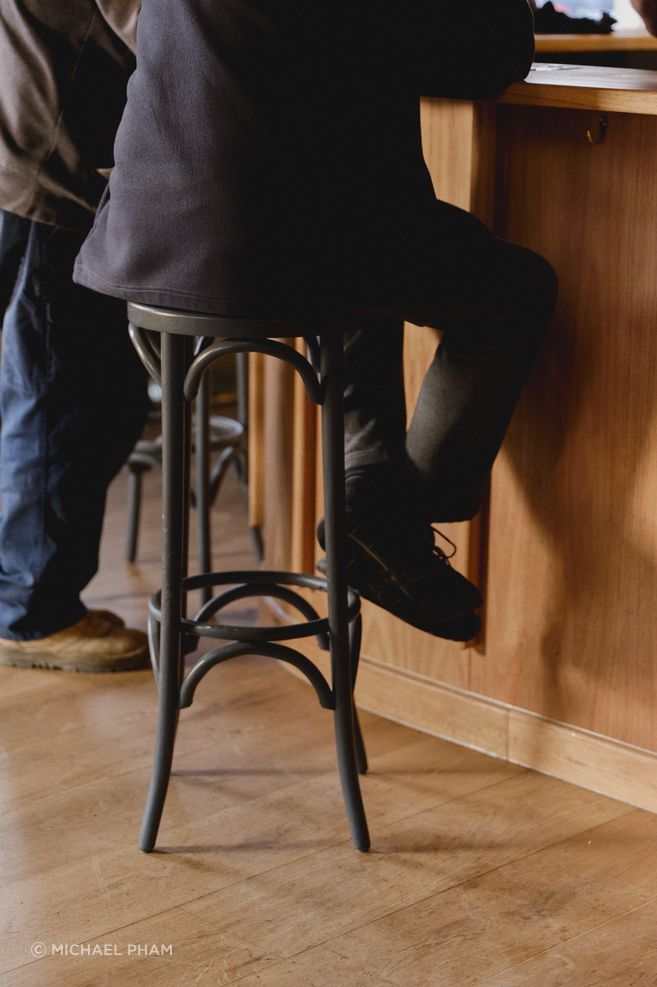 Whether you're wearing work boots or dress shoes, everyone is welcome.