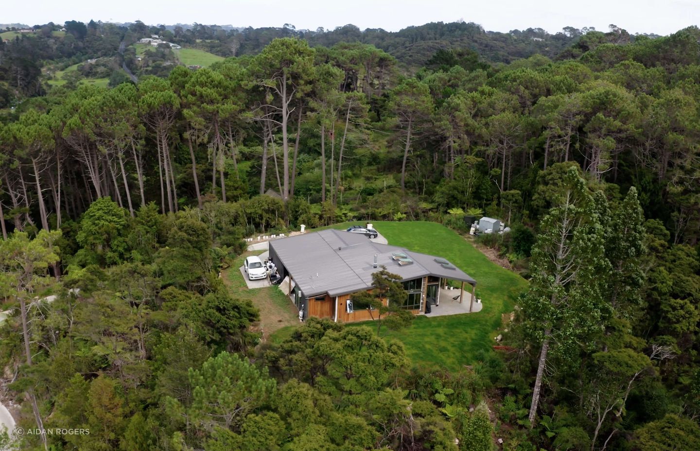 In Parklands Avenue, the home's only access is via a steep driveway.