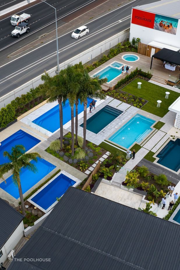 The PoolHouse's Display Centre, pictured from above