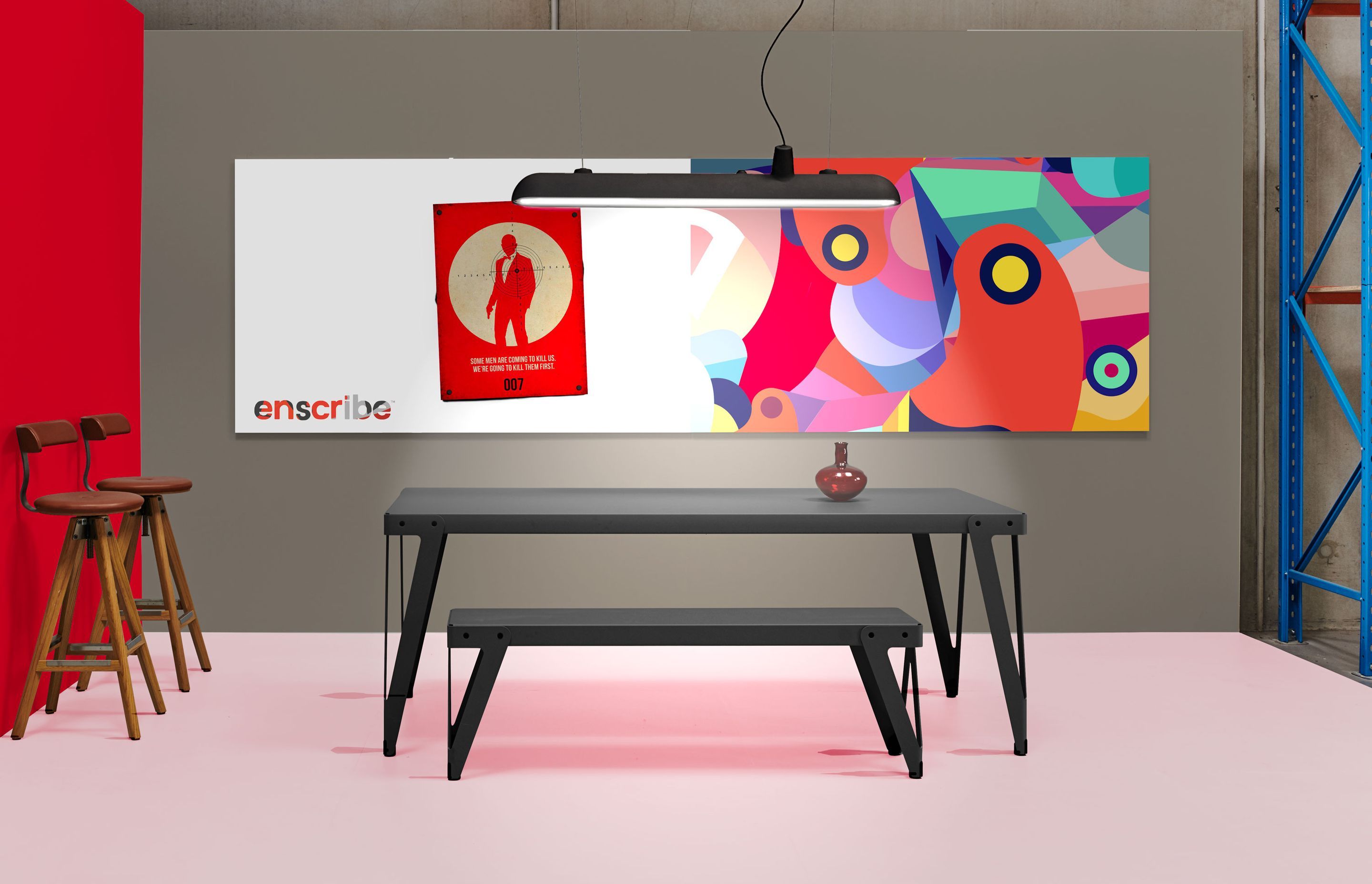 Enscribe Magnetic Glass Board from Envoy