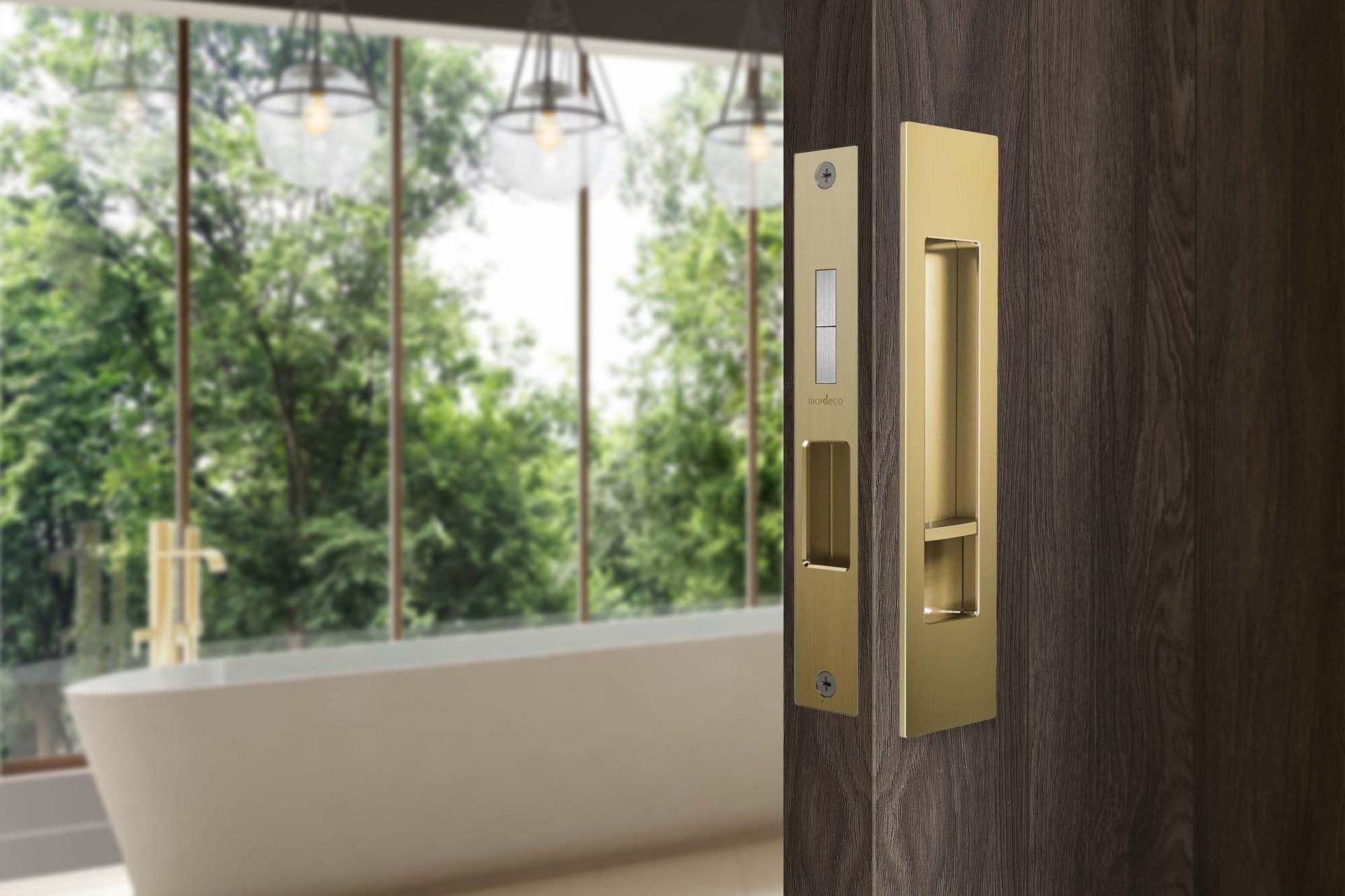 Flush pull privacy set by Mardeco