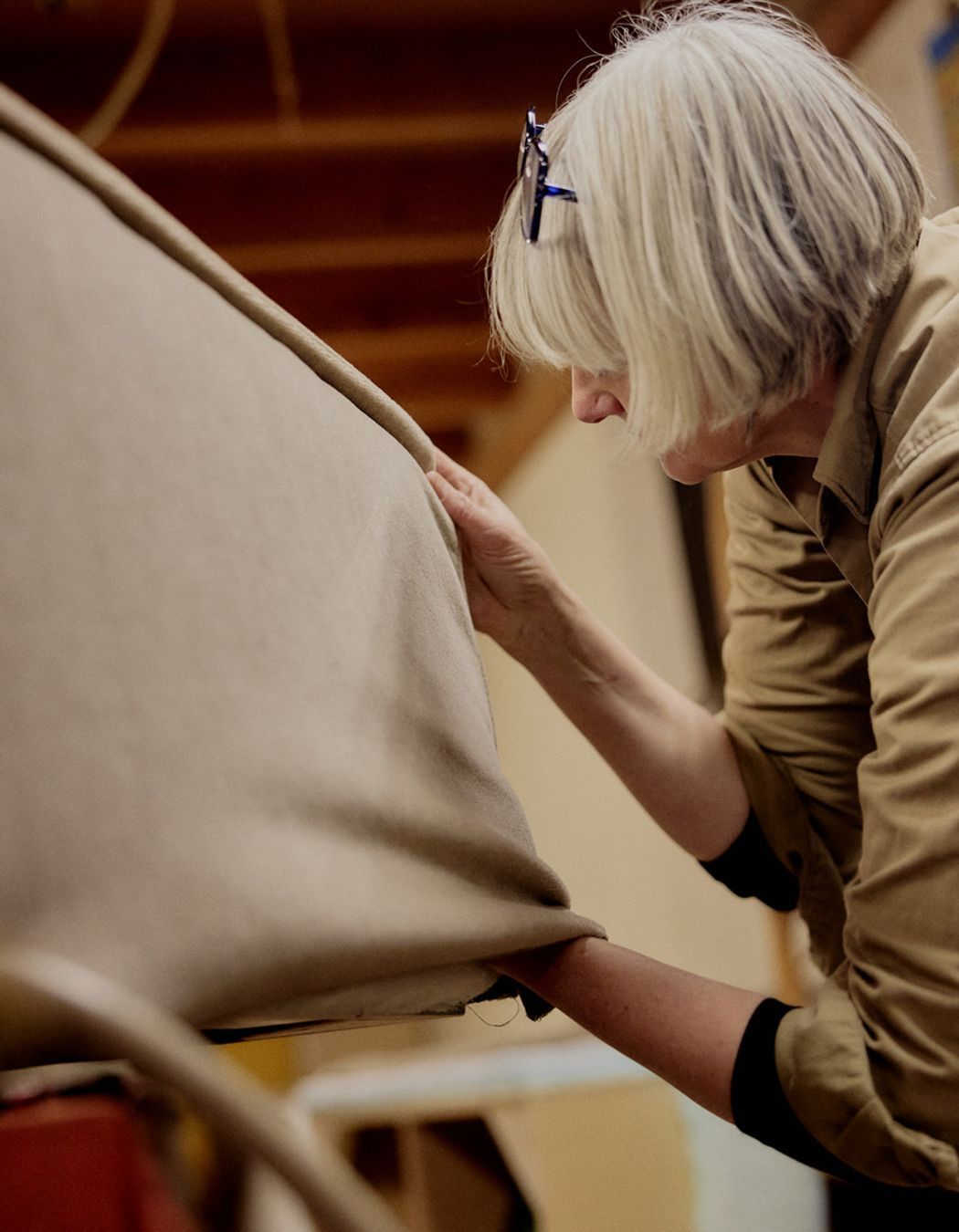 Kirk is one of the talented craftspeople in the small team checking over the smallest details of every Harbro creation. 

Photography by Brook James