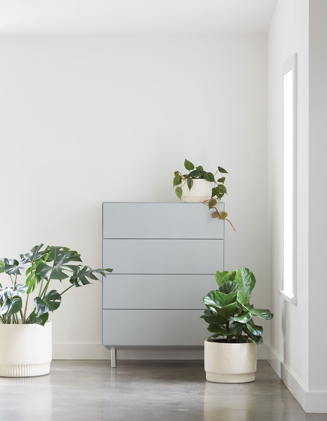 Plants can add interest and life to a space that is otherwise pared back | Harvest Planter from Città