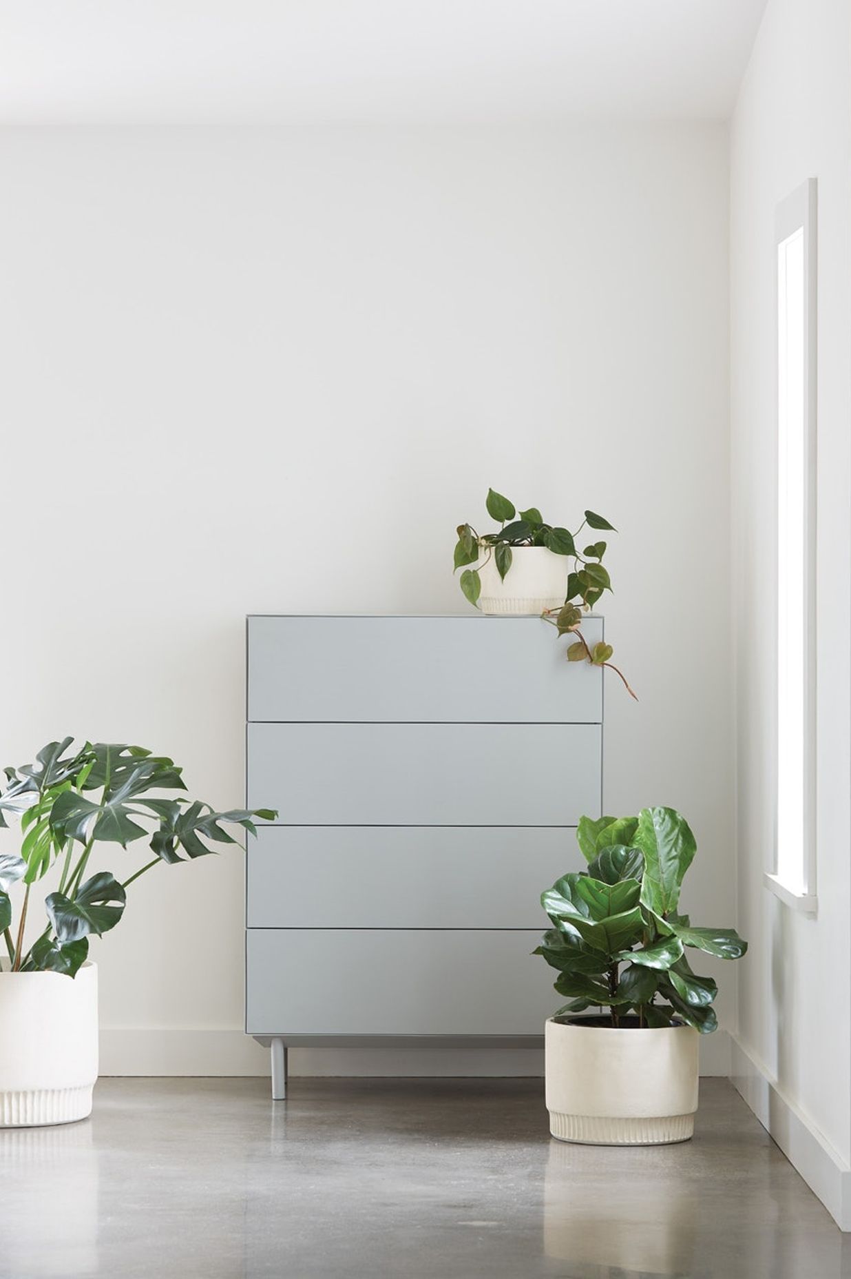 Plants can add interest and life to a space that is otherwise pared back | Harvest Planter from Città