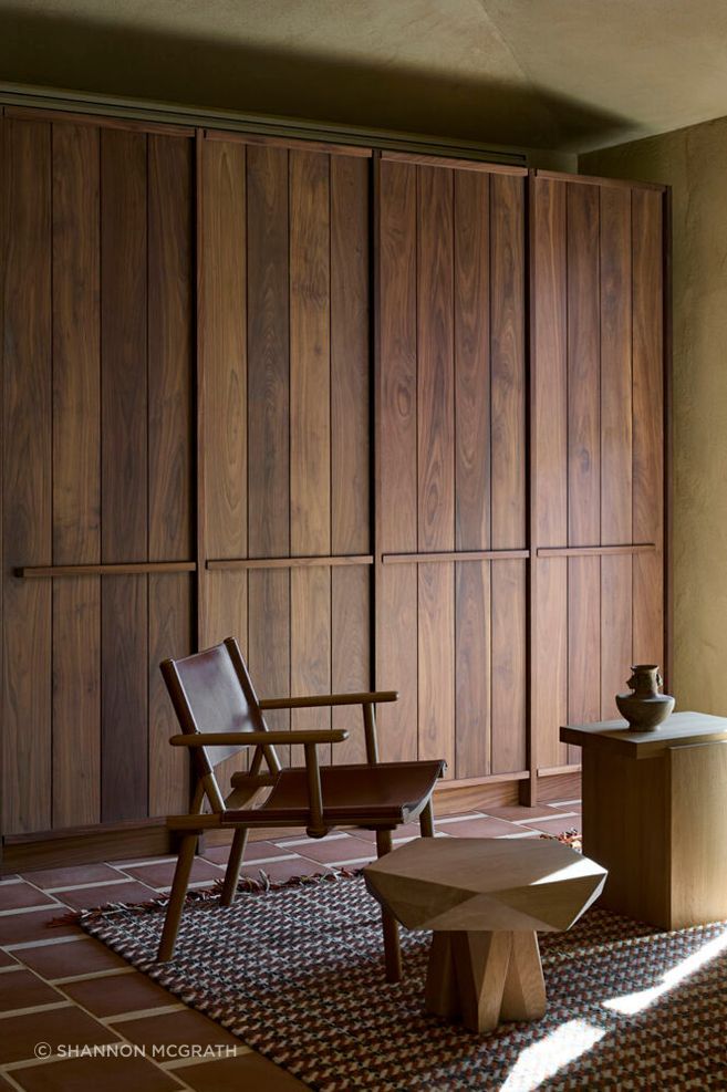 Custom timber joinery and furniture at Byron Bay.