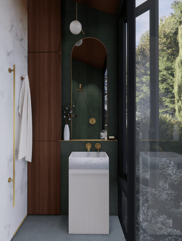 Geary Group's work in progress: a minor dwelling in Kerikeri.