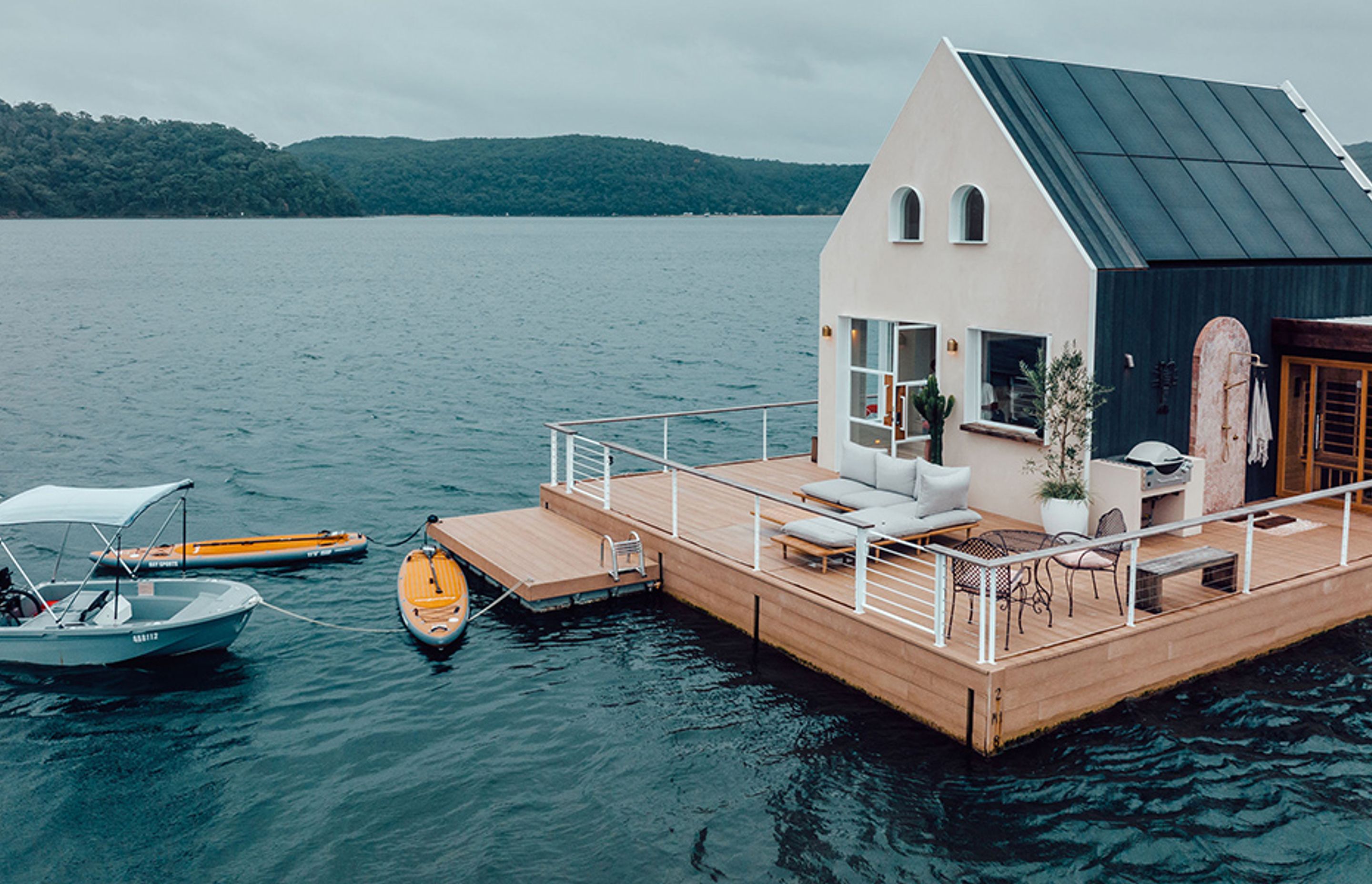 Lilypad Palm Beach Floating Villa by Millboard Decking | Photography by Jampal Williamson