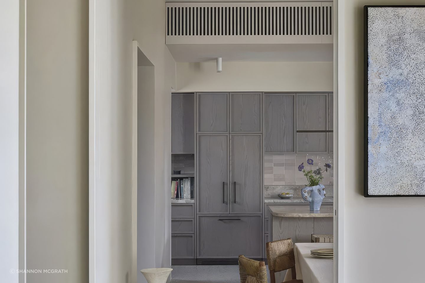 Kooyong Classic's kitchen is both elegant and playful.