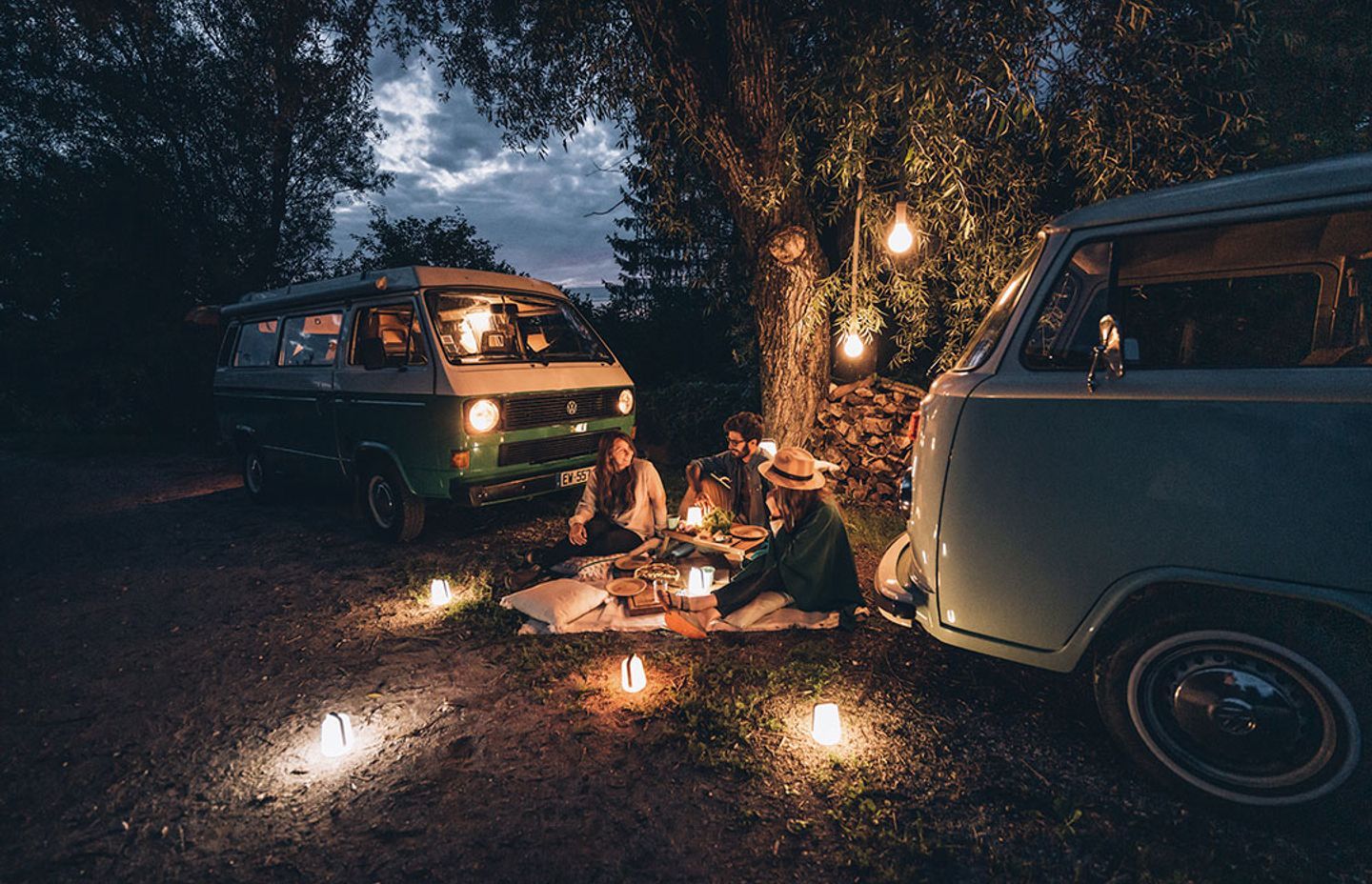 Balad set of 3 lamps and table lamps by Fermob