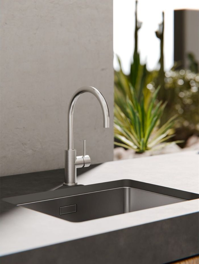 Made from robust 316L stainless steel and backed with a 25-year warranty on colour and parts, options like the Zen SS316L Kitchen Mixer offer longevity and peace of mind.