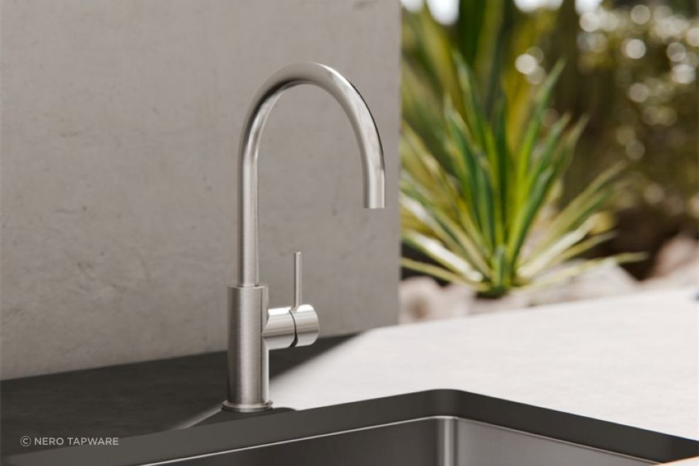 Made from robust 316L stainless steel and backed with a 25-year warranty on colour and parts, options like the Zen SS316L Kitchen Mixer offer longevity and peace of mind.