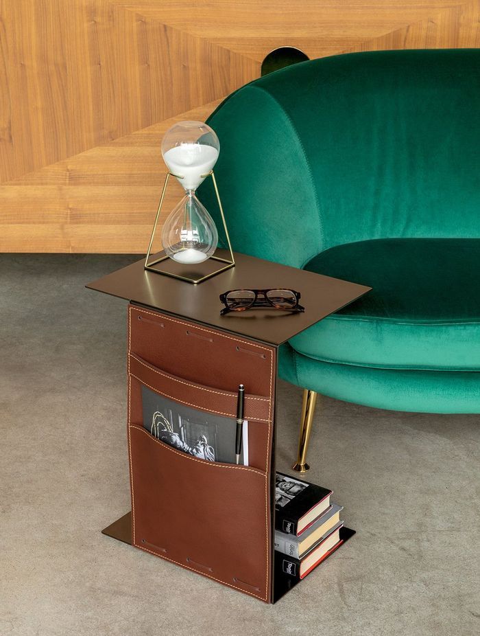 Opus Side Table by Opsis Designs is multifunctional piece blending function and style