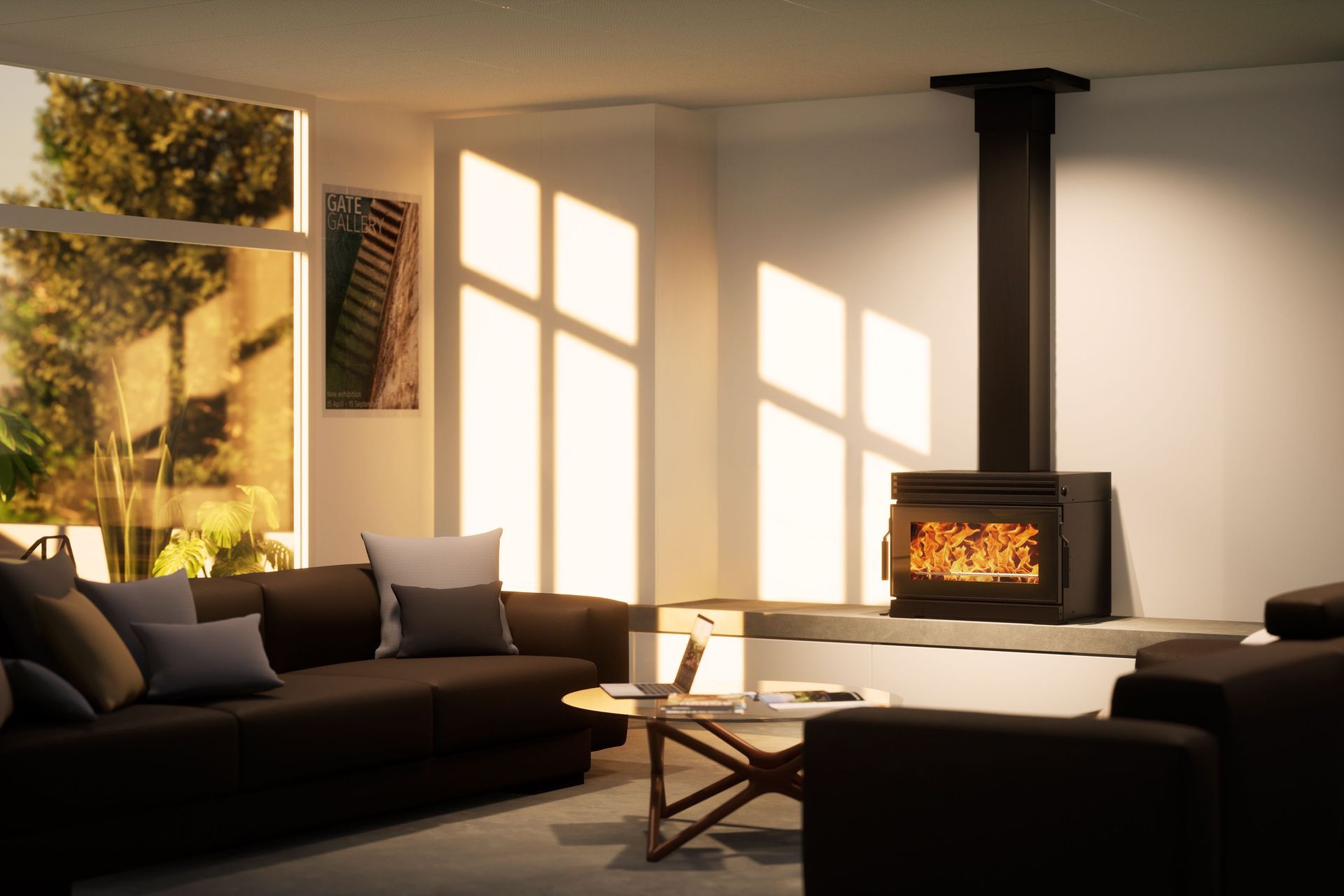The Olli will heat homes up to 250sqm with ease and is recommended to be used alongside a heat transfer kit for a complete home heating solution.