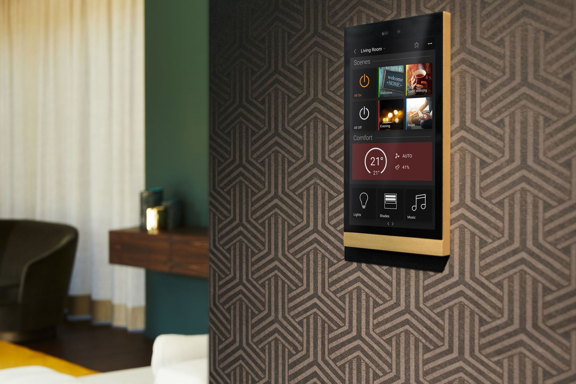 A quality solution like Premium Home Automation can be controlled by touch screen, smartphone, soft switches or voice activation.