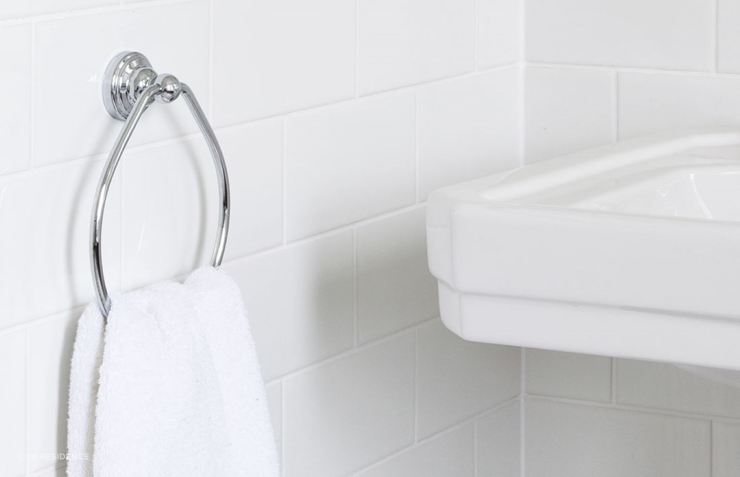 Pure elegance and simplicity with the Perrin & Rowe Traditional Towel Ring