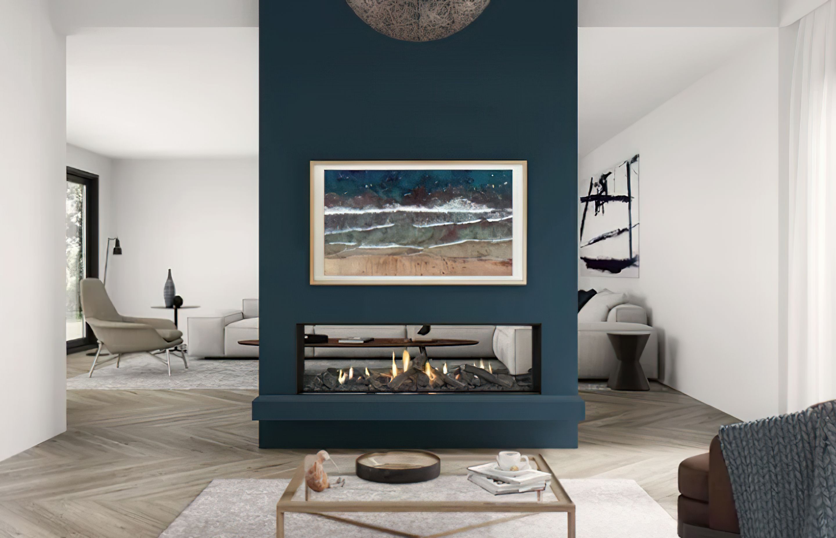 Frame TVs can be enjoyed both day and night | Escea Fireplace x Samsung The Frame TV from The Fireplace Dunedin