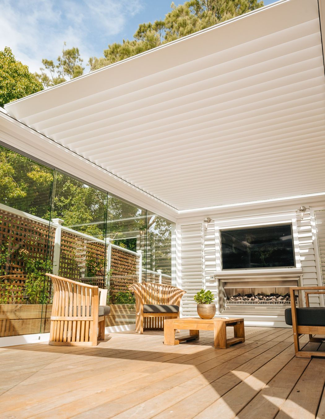 The SunFold retracts up to 75 per cent of the roof area.