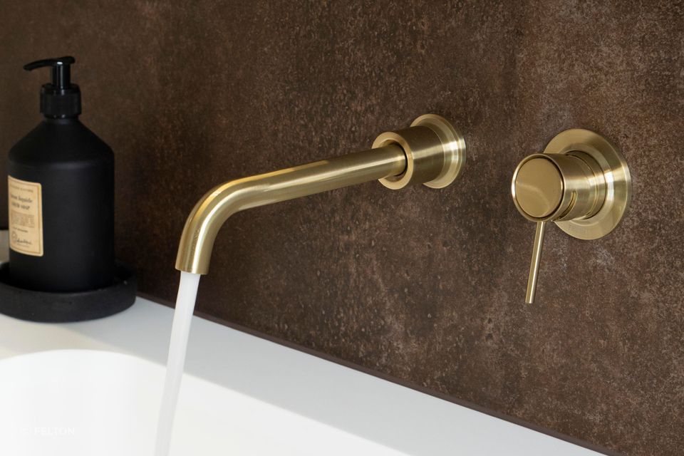 Tate Wall Mounted Basin/Bath Mixer 220mm
By Felton