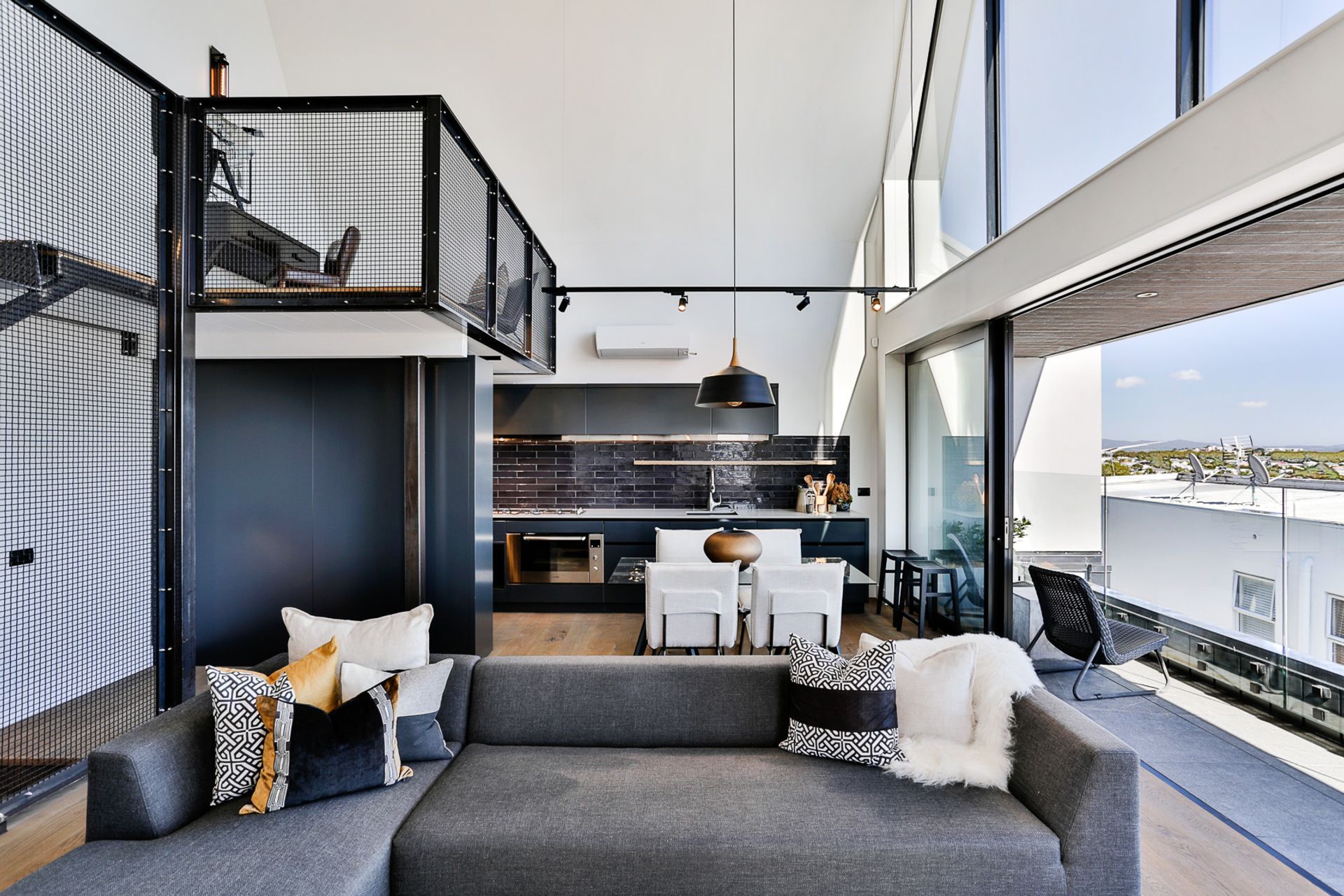 A multi-level layout helps maximise space in the most stylish way.