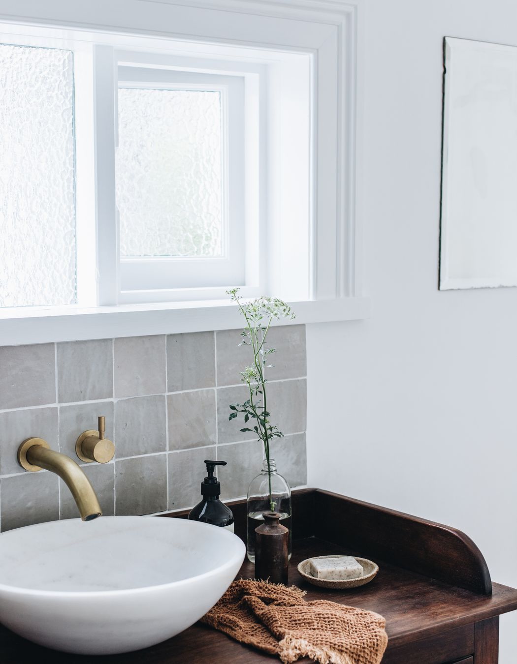 A well-ventilated bathroom is a happy one. The Repose by Tiles of Ezra | Photography by Abbie Melle